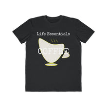 Load image into Gallery viewer, Coffee Life Essentials Men's Lightweight Fashion Tee - Dark