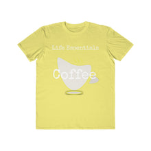 Load image into Gallery viewer, Coffee Life Essentials Men's Lightweight Fashion Tee - Dark