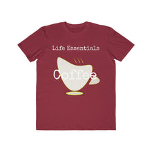 Load image into Gallery viewer, Coffee Life Essentials Men's Lightweight Fashion Tee - Dark