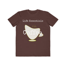 Load image into Gallery viewer, Coffee Life Essentials Men's Lightweight Fashion Tee - Dark