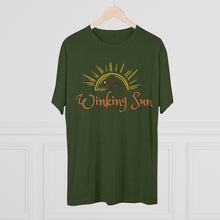 Load image into Gallery viewer, The Winking Sun: Men's Tri-Blend Crew Tee