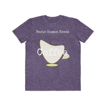 Load image into Gallery viewer, Basic Human Needs Coffee- Lightweight Fashion Tee - Dark