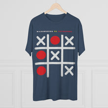 Load image into Gallery viewer, LIVERPOOL VS. MANCHESTER - Manchester wins Men's Tri-Blend Crew Tee