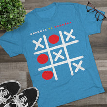 Load image into Gallery viewer, GEORGIA VS. FLORIDA - GEORGIA WINS: Men's Tri-Blend Crew Tee - Dark Colors