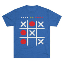 Load image into Gallery viewer, ARMY VS. NAVY - NAVY WINS: Men's Tri-Blend Crew Tee - Dark Colors