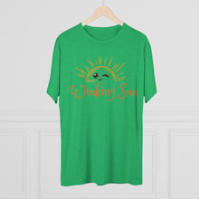 Load image into Gallery viewer, The Winking Sun: Men's Tri-Blend Crew Tee