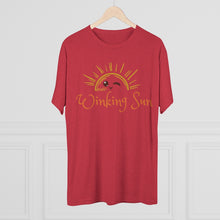 Load image into Gallery viewer, The Winking Sun: Men's Tri-Blend Crew Tee