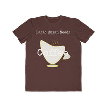 Load image into Gallery viewer, Basic Human Needs Coffee- Lightweight Fashion Tee - Dark