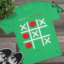 Load image into Gallery viewer, TEXAS VS. OKLAHOMA - TEXAS WINS: Men's Tri-Blend Crew Tee - Dark Colors