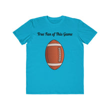 Load image into Gallery viewer, Football True Fan Men's Lightweight Fashion Tee - Light