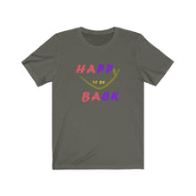 Load image into Gallery viewer, Happy To Be Back Unisex Jersey Short Sleeve Tee - Dark