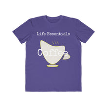 Load image into Gallery viewer, Coffee Life Essentials Men's Lightweight Fashion Tee - Dark