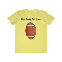 Load image into Gallery viewer, Football True Fan Men's Lightweight Fashion Tee - Light