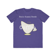 Load image into Gallery viewer, Basic Human Needs Coffee- Lightweight Fashion Tee - Dark
