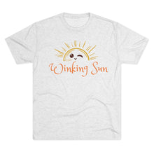 Load image into Gallery viewer, The Winking Sun: Men's Tri-Blend Crew Tee