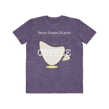 Load image into Gallery viewer, Basic Human Rights Coffee- Lightweight Fashion Tee - Dark