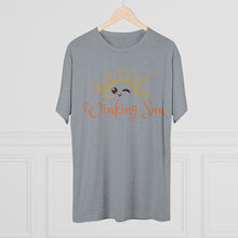 Load image into Gallery viewer, The Winking Sun: Men's Tri-Blend Crew Tee