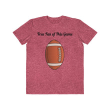 Load image into Gallery viewer, Football True Fan Men's Lightweight Fashion Tee - Light