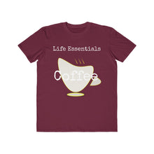 Load image into Gallery viewer, Coffee Life Essentials Men's Lightweight Fashion Tee - Dark