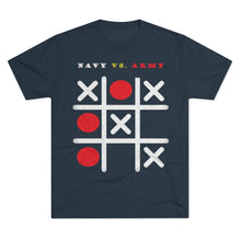 Load image into Gallery viewer, ARMY VS. NAVY - NAVY WINS: Men's Tri-Blend Crew Tee - Dark Colors