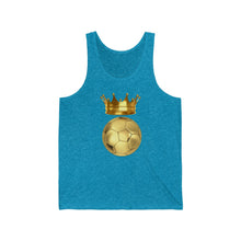 Load image into Gallery viewer, Soccer is King: Unisex Jersey Tank