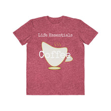 Load image into Gallery viewer, Coffee Life Essentials Men's Lightweight Fashion Tee - Dark