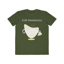Load image into Gallery viewer, Coffee Life Essentials Men's Lightweight Fashion Tee - Dark