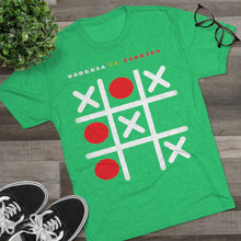 Load image into Gallery viewer, GEORGIA VS. FLORIDA - GEORGIA WINS: Men's Tri-Blend Crew Tee - Dark Colors