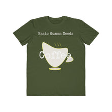 Load image into Gallery viewer, Basic Human Needs Coffee- Lightweight Fashion Tee - Dark