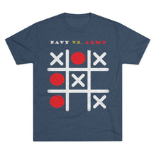 Load image into Gallery viewer, ARMY VS. NAVY - NAVY WINS: Men's Tri-Blend Crew Tee - Dark Colors
