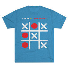 Load image into Gallery viewer, TEXAS VS. OKLAHOMA - TEXAS WINS: Men's Tri-Blend Crew Tee - Dark Colors