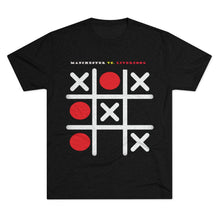 Load image into Gallery viewer, LIVERPOOL VS. MANCHESTER - Manchester wins  Men&#39;s Tri-Blend Crew Tee
