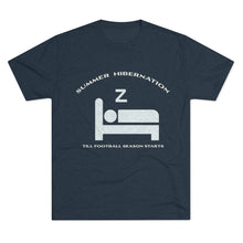 Load image into Gallery viewer, Summer Hibernation: Men&#39;s Tri-Blend Crew Tee- Dark Colors
