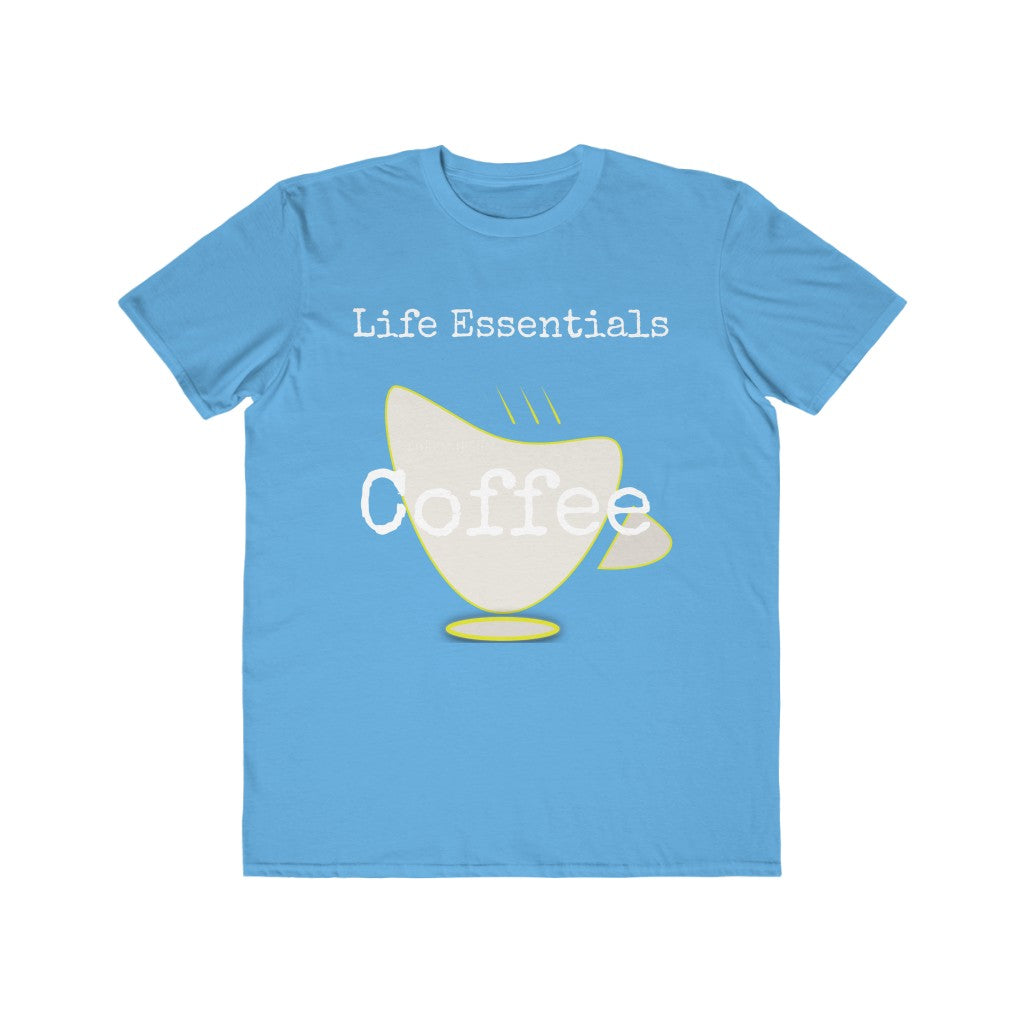 Coffee Life Essentials Men's Lightweight Fashion Tee - Dark