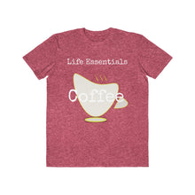 Load image into Gallery viewer, Coffee Life Essentials Men&#39;s Lightweight Fashion Tee - Dark
