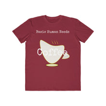 Load image into Gallery viewer, Basic Human Needs Coffee- Lightweight Fashion Tee - Dark
