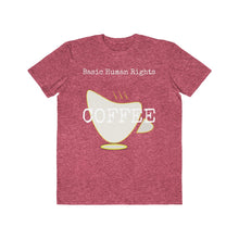 Load image into Gallery viewer, Basic Human Rights  Coffee- Lightweight Fashion Tee - Dark
