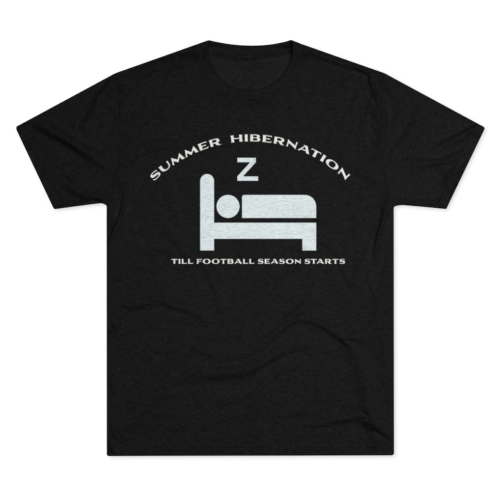 Summer Hibernation: Men's Tri-Blend Crew Tee- Dark Colors