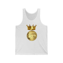 Load image into Gallery viewer, Soccer is King: Unisex Jersey Tank
